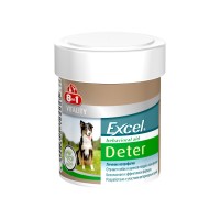 Таблетки EXCEL DETER для лечения копрофагии (поедание фекалий), 100 таблеток, 8in1 (8в1)