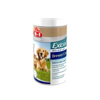 Пивные дрожжи для кошек и собак Excel Brewers Yeast 780 таблеток,  8in1 (8в1)