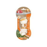 8в1 Косточка из сыромятной кожи и куриного мяса Delights Beef (Делайтс Биф) для собак, S, длина 11 см, 1 шт./уп., 8IN1