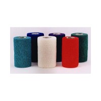 Андовер Бандаж (бинт) с латексом Andover PetFlex для животных, 7,5 см * 4,5 м, радуга, Andover