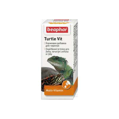 Беафар Кормовая добавка Turtle Vit для черепах и рыб, 20 мл, Beafar