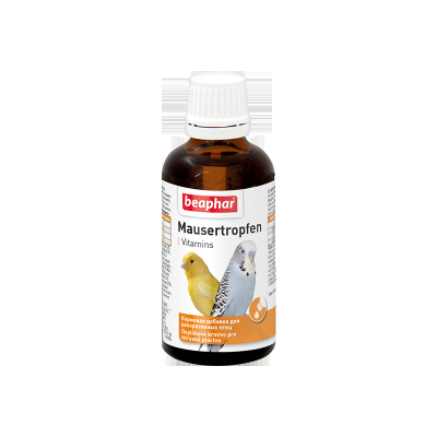 Кормовая добавка Mausertropfen для птиц, 50 мл, Beaphar (Беафар)