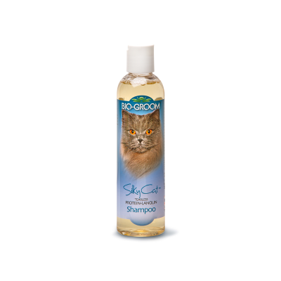 Био Грум Шампунь Silky Cat кондиционирующий для кошек с протеин-ланолином, без слез, 237 мл, Bio-Groom