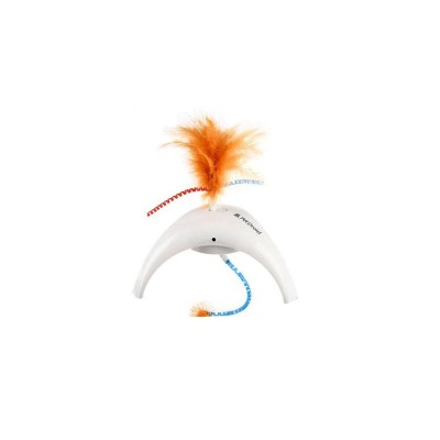 Гигви Электронная игрушка для кошек Pet Droid со звуковым чипом, 75312, Фезер Спиннер , GiGwi