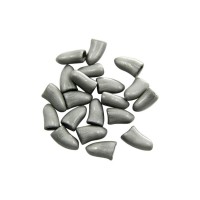 Силиконовые антикоготки для кошек от 2,5 до 4-5 кг, размер S, 20 шт, №15 серебристо-серые