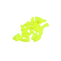 Силиконовые антикоготки для кошек от 4 до 7 кг, размер M, 20 шт, №9 салатово-желтые