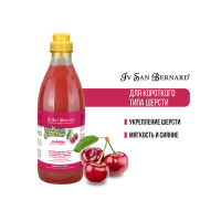 Ив Сен Бернард Шампунь Fruit of the Grommer Black Cherry (Черная вишня) для короткой шерсти собак, кошек с протеинами шелка, 1 литр, Iv San Bernard