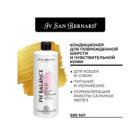 Ив Сен Бернард Кондиционер Traditional Line PH Balance для поврежденной шерсти и чувствительной кожи собак, кошек, 500 мл, Iv San Bernard