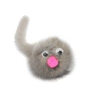 Игрушка для кошек из меха норки 5 см, зверек из норки, GoSi