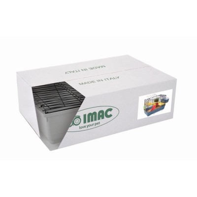 Имак Клетка Benny 80 для грызунов и хорьков, 80*48,5*60 см, красный поддон, Imac
