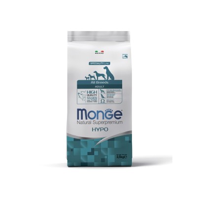 Монже Корм Dog Speciality Hypo для собак всех пород гипоаллергенный Лосось/Тунец, 2,5 кг, Monge