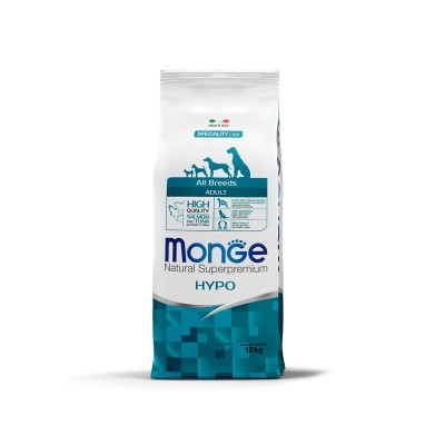 Монже Корм Dog Speciality Hypo для собак всех пород гипоаллергенный Лосось/Тунец, 12 кг, Monge