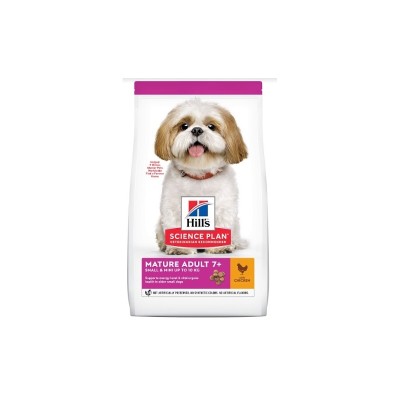 Корм Хиллс Science Plan Adult 7+ Small end Miniature Chicken для пожилых собак мелких и миниатюрных пород, Курица, 300 г, Hills