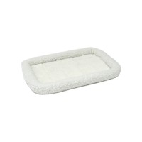 Лежанка флисовая с бортиками Pet Bed белая, 76*53 см, Midwest (Мидвест)