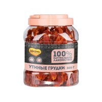 МНЯМС Вяленое лакомство Утиные грудки для собак всех пород, 800 г