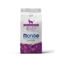 Монже Корм для кошек в возрасте от 1 до 10 лет, Adult, Курица, 1,5 кг, Monge