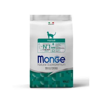Монже Корм для кошек Cat Hairball выведение шерсти Курица, 1,5 кг, Monge