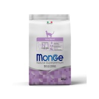 Монже Корм Cat Sterilized для стерилизованных кошек Курица, 400 г, Monge