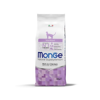 Монже Корм Cat Sterilized для стерилизованных кошек Курица, 1,5 кг, Monge