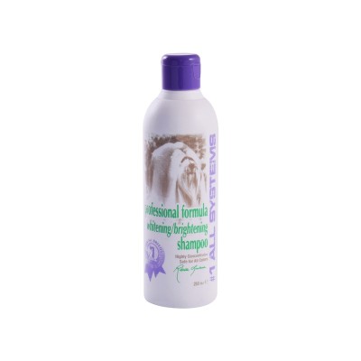 Ол Системс Шампунь отбеливающий Whitening Shampoo (Вайтенинг) для яркости окраса для собак и кошек, 250 мл, 1 All Systems