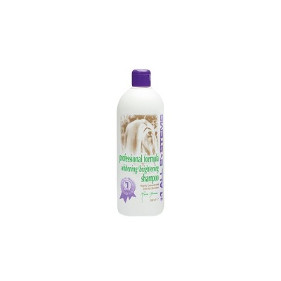 Ол Системс Шампунь отбеливающий Whitening Shampoo (Вайтенинг) для яркости окраса для собак и кошек, 500 мл, 1 All Systems