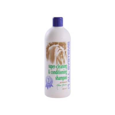 Ол Системс Шампунь суперочищающий Super Cleaning end Conditioning Shampoo для собак и кошек (Супер Клининг), 500 мл, 1 All Systems