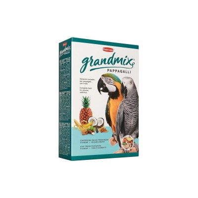 Падован Корм Grandmix pappagalli комплексный основной для крупных попугаев, 600 г, Padovan
