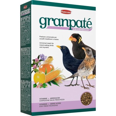 Падован Granpatee Universelle Корм комплексный универсальный для насекомоядных птиц, 1 кг, Padovan