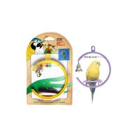 Игрушка для птиц Качели со счетами и колокольчиком 11*14 см, Penn-Plax (Пенн Плекс)