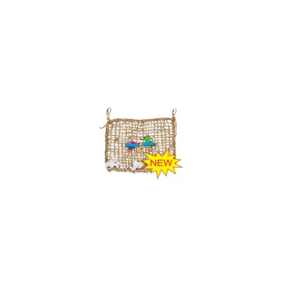 Игрушка для птиц Плетеная сеть для лазания, 35*35 см, Penn Plax (Пенн Плекс)