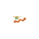 Петстейджес Игрушка для кошек OPKA 329YEX червяк, 11 см, Petstages