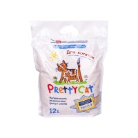 Претти Кэт Наполнитель древесный Wood Granules для котят,12 л (4 кг)