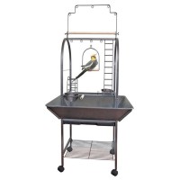 Игровой стенд-присада для крупных и средних птиц C28  67*64*140 см, Золотая Клетка
