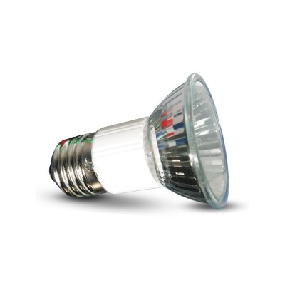 РептиЗоо Лампа галогеновая мини HL001, диаметр 5 см, длина 7,4 см, 35W, цоколь E27, ReptiZoo