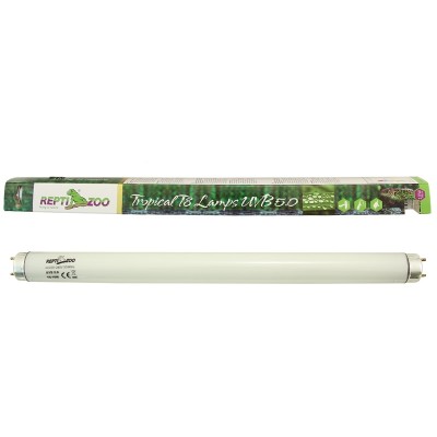 Люминесцентная лампа T8 ReptiSol Tropical UVB 5.0 для рептилий, птиц 45 см, 15w, ReptiZoo (РептиЗоо)