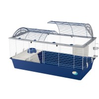 Ферпласт Клетка для кроликов и морских свинок, ежей Casita 120, 119*58*61 см, синий поддон, Ferplast