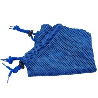Сетка-фиксатор для мытья и груминга кошек 50*35 см, синяя, нейлон