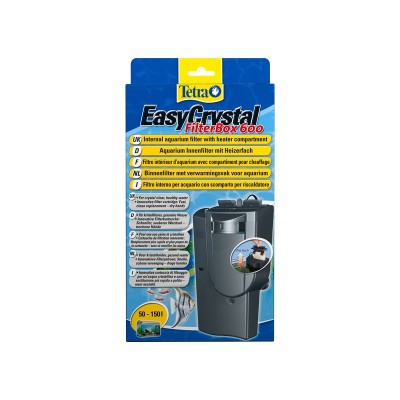 Тетра Внутренний фильтр EasyCrystal для аквариумов, EasyCrystal 600 Filter Box, для аквариумов 100-130 л, Tetra