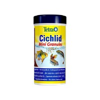 Тетра Корм Cichlid Mini Granules для маленьких и карликовых цихлид, гранулы, 250 мл, Tetra