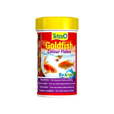 Тетра Корм Goldfish Colour для улучшения окраски золотых рыбок, хлопья, 100 мл, Tetra