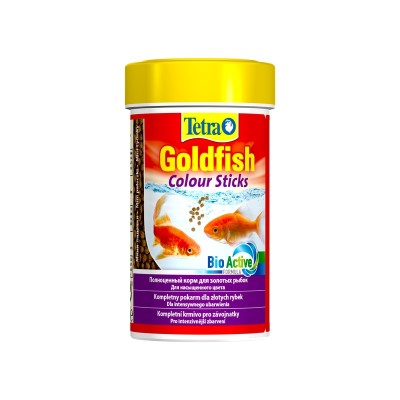 Тетра Корм Goldfish Colour Sticks для улучшения окраски золотых рыбок, палочки, 100 мл, Tetra