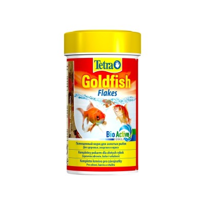 Тетра Корм Goldfish Food для золотых рыбок, хлопья, 100 мл, Tetra