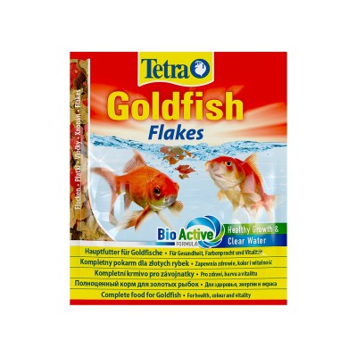 Тетра Корм Goldfish Food для золотых рыбок, хлопья, 12 г (пакетик), Tetra