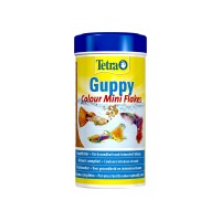 Тетра Корм Tetra Guppy Colour для улучшения окраса всех видов гуппи, хлопья, 250 мл, Tetra