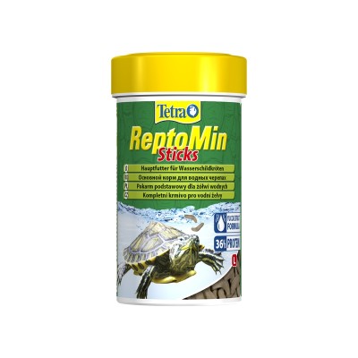 Тетра Корм ReptoMin в палочках для водных черепах, 100 мл, Tetra