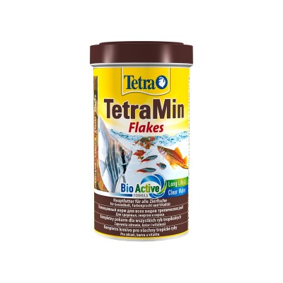 Тетра Корм TetraMin Flakes для всех видов рыб, хлопья, 500 мл, Tetra