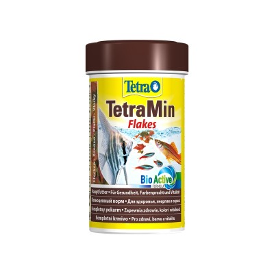 Тетра Корм TetraMin Flakes для всех видов рыб, хлопья, 100 мл, Tetra