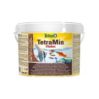 Тетра Корм TetraMin Flakes для всех видов рыб, хлопья, 10 л (ведро), Tetra