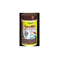 Тетра Корм TetraMin Mini Granules для молодых рыб и рыб с маленьким ртом, гранулы, 100 мл, Tetra