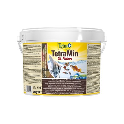 Тетра Корм TetraMin XL для всех видов рыб, крупные хлопья, TetraMin Flakes XL, 10 литров, Tetra